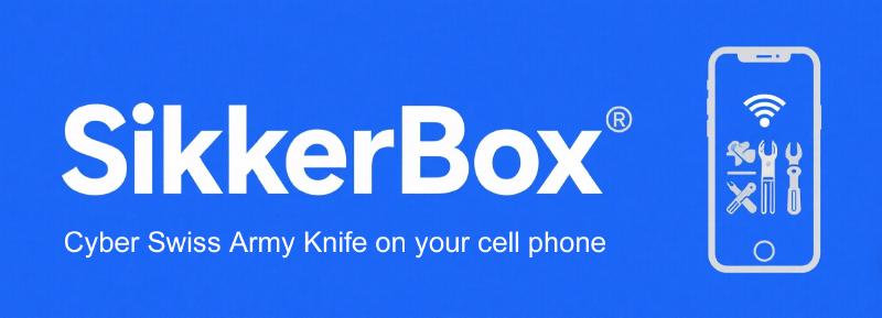 Featured image of post SikkerBox-Cyber Swiss Army Knife on your cell phone
